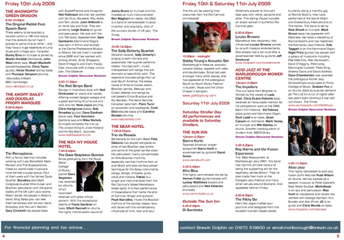 marlborough jazz festival brochure